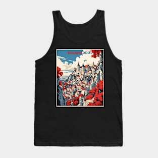 Rocamadour France Vintage Poster Tourism Tank Top